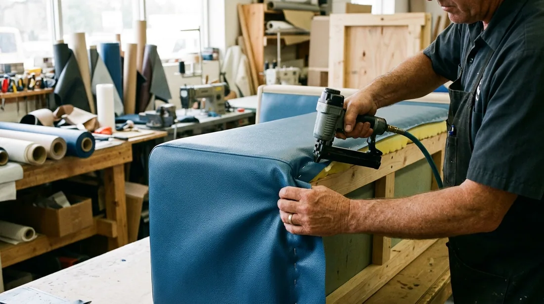 Contract vinyl rated for abrasion and tested for cleanability, not residential upholstery goods — Grand Rapids, MI
